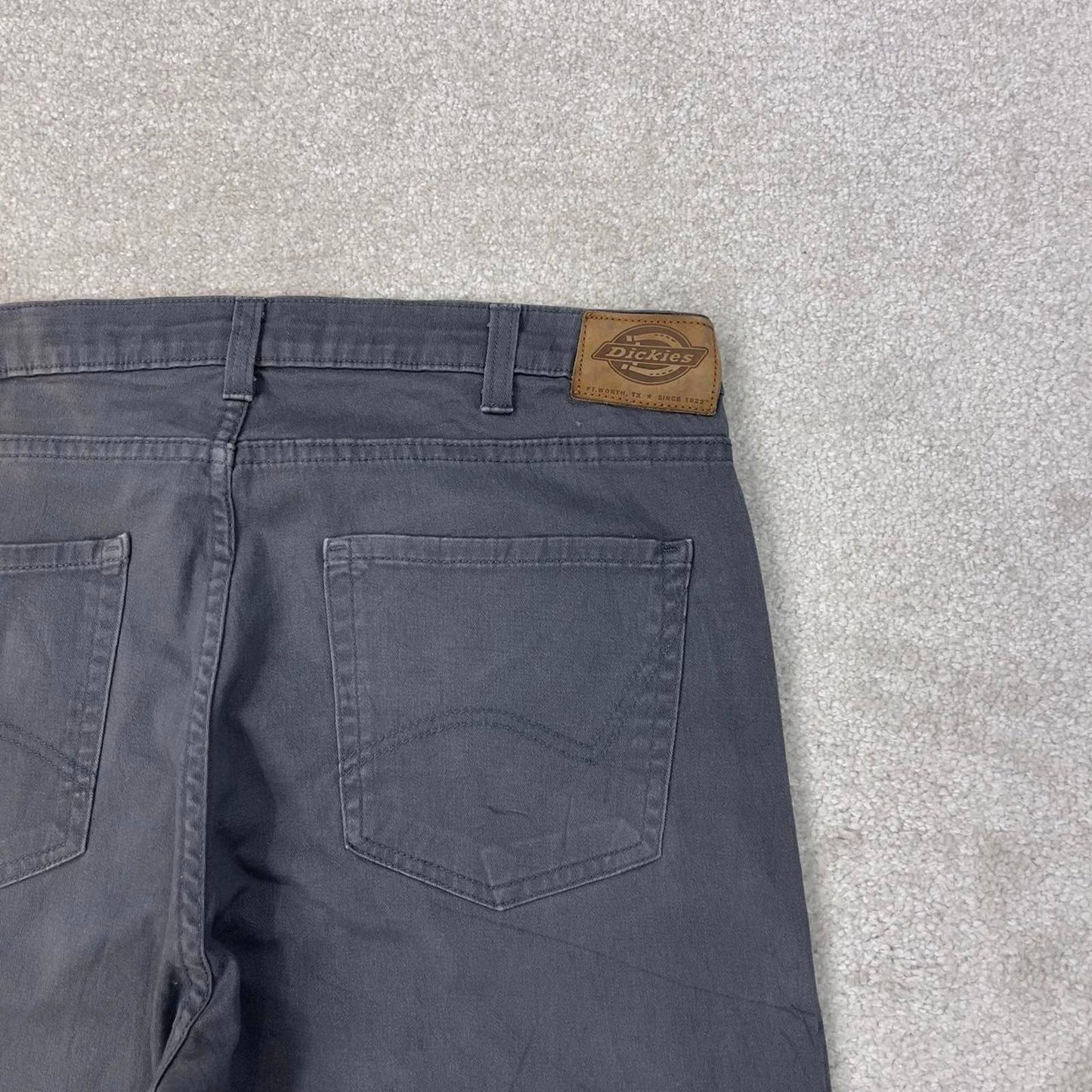 Grey Dickies pants W36L32 athletic fit 5 pocket chino skate style pants