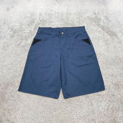 Y2k loose Dickies chino shorts skater style blue Loose fit chino summer festival shorts
