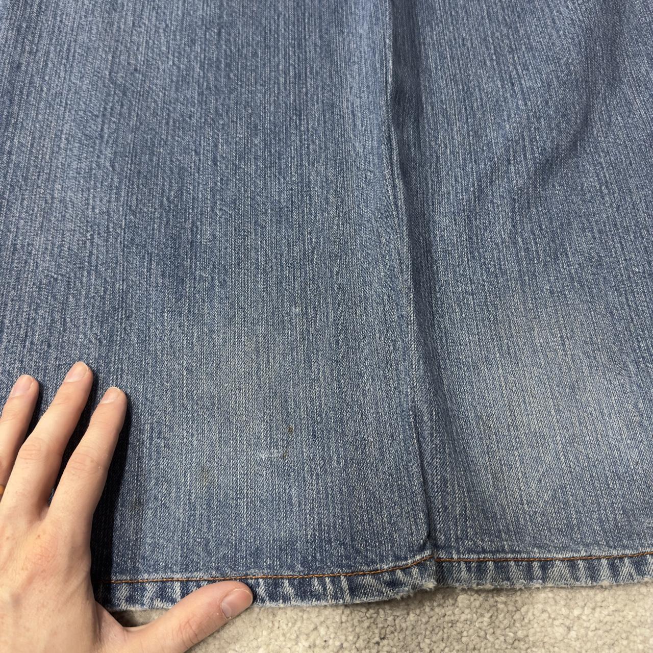 Y2K Enyce baggy jeans W36L33 blue Loose fit skater surf style patch detail embroidered jeans