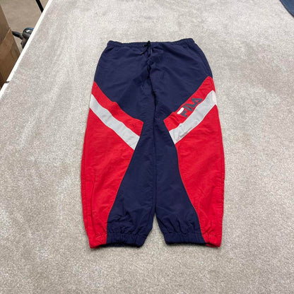 Vintage Y2K Fila tracksuit bottoms navy red
