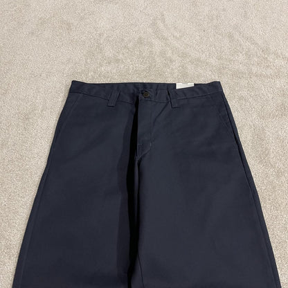 Dickies work pants W34L32 navy regular fit Twill chino style skate work trousers