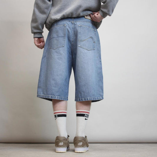 Baggy Drunknmunky jorts W34 baggy wide leg 90s style skater shorts