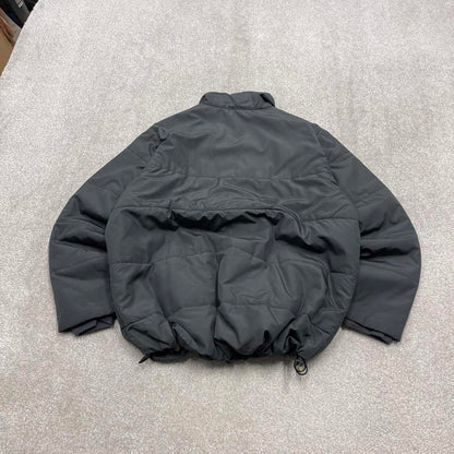00s Nike jacket y2k style XL men's grey full zip padded windbreaker coat technical