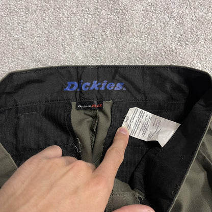 Dickies cargo pants y2k green Slim straight leg chino skater style trousers