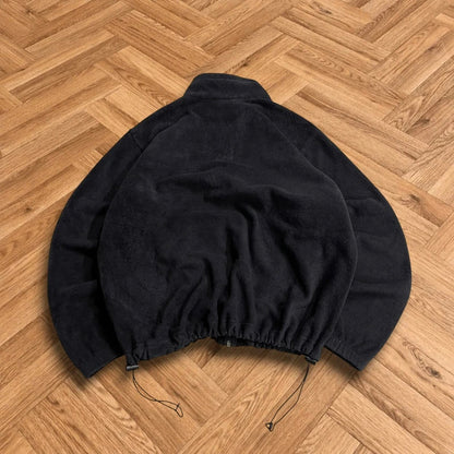 Y2K Columbia technical fleece XL men’s black full zip up autumn adjustable waist