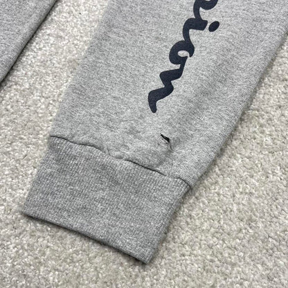 Vintage y2k Champion sweatpants joggers grey Embroidered and print logo drawstring jogging bottoms
