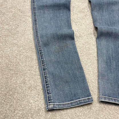 Y2k Carhartt skinny jeans blue size 2 women's 90s style 5 pocket pants workwear