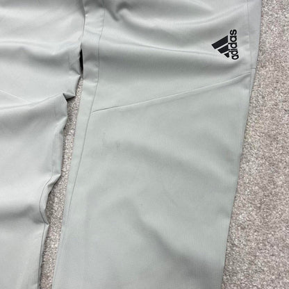 Vintage y2k Adidas tracksuit bottoms grey Loose floaty leg print logo running track pants
