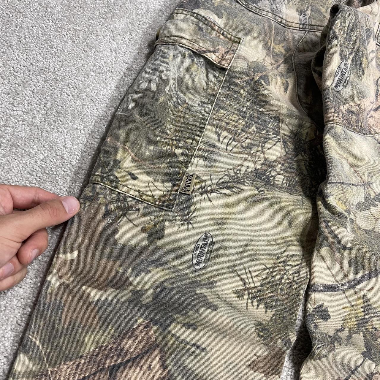 Vintage camo cargo pants y2k utility khaki King’s Realtree camouflage hunting cargos