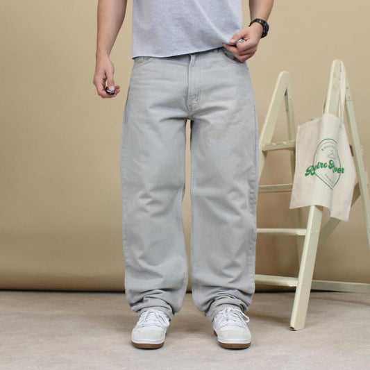 Grey Levi's 550 jeans W38L32 relaxed fit denim 90s style pants
