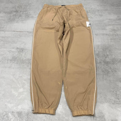 Air Jordan Trackies Large beige mesh lined loose sportswear floaty leg joggers