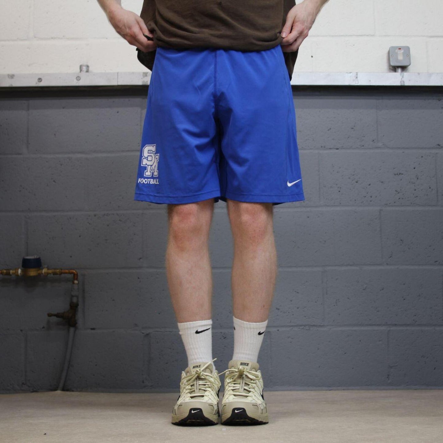 Nike sports shorts y2k Dri-Fit blue Football comfy loose floaty summer gym shorts