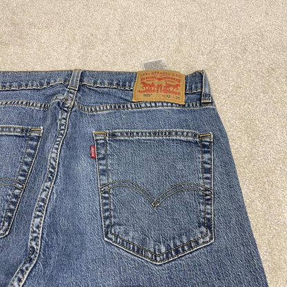 Levi's 505 straight fit jeans y2k blue Regular straight leg denim pants red tab logo