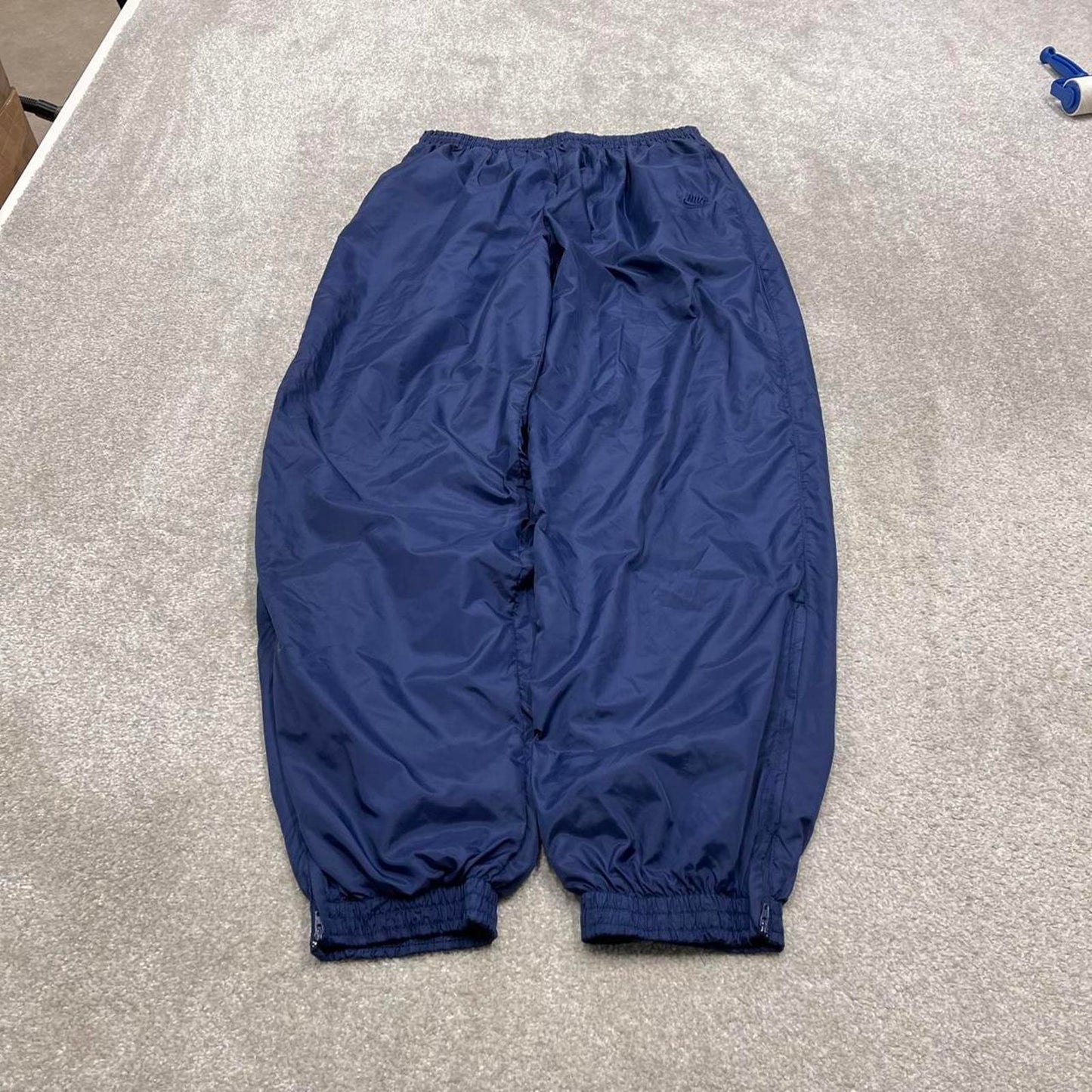 Vintage y2k baggy Nike tracksuit bottoms navy