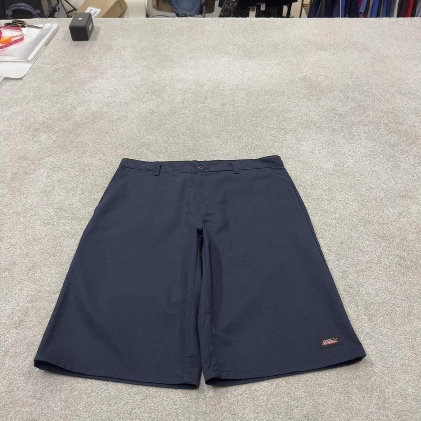 Dickies baggy carpenter shorts navy Twill chino skater style shorts wide long leg