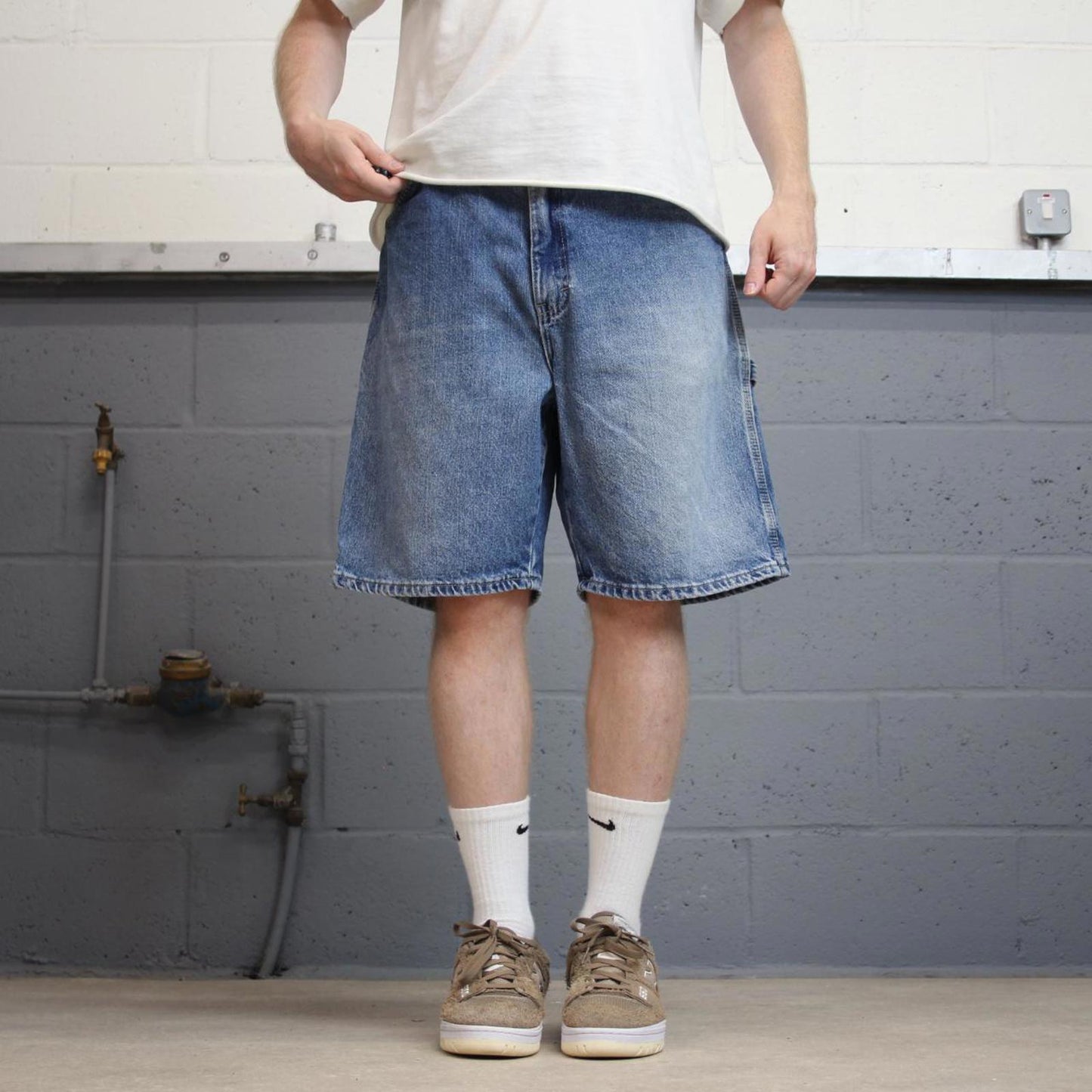 Mens Baggy Dickies carpenter jorts W36