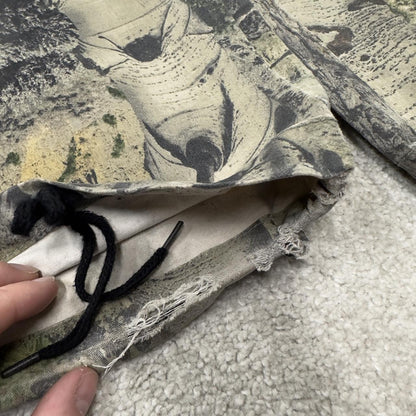 Vintage Mossy Oak baggy camo cargo pants green Loose leg camouflage Y2K hunting style trousers