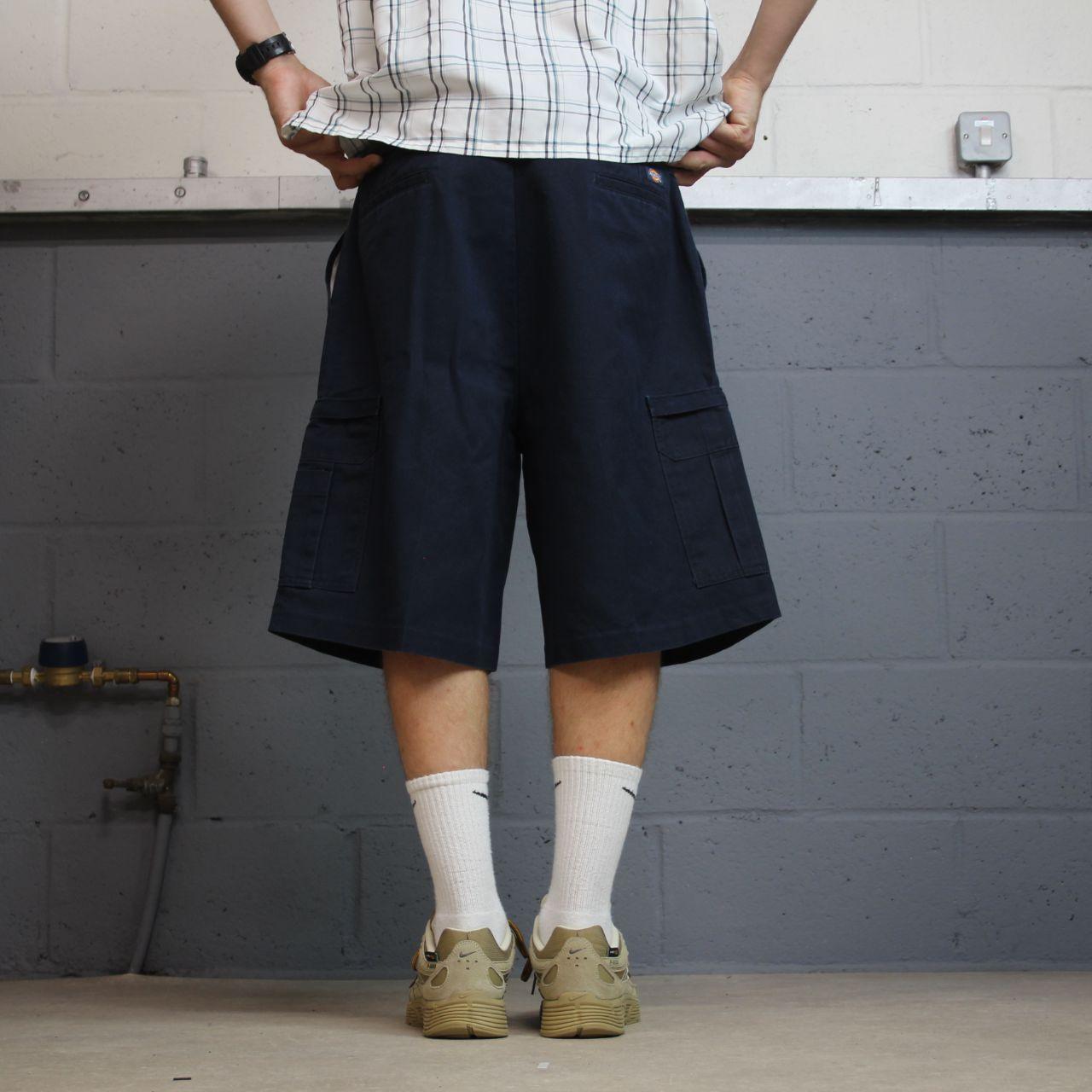 Dickies baggy cargo shorts y2k navy Loose fit chino skater surf shorts summer
