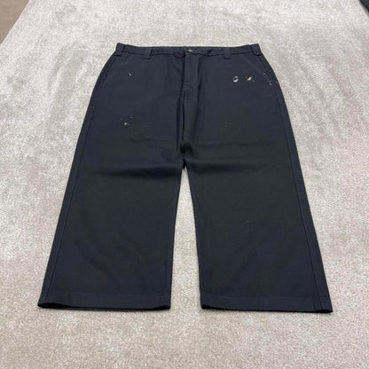 90s black Carhartt skater pants wide leg chino twill style workwear trousers W40L26