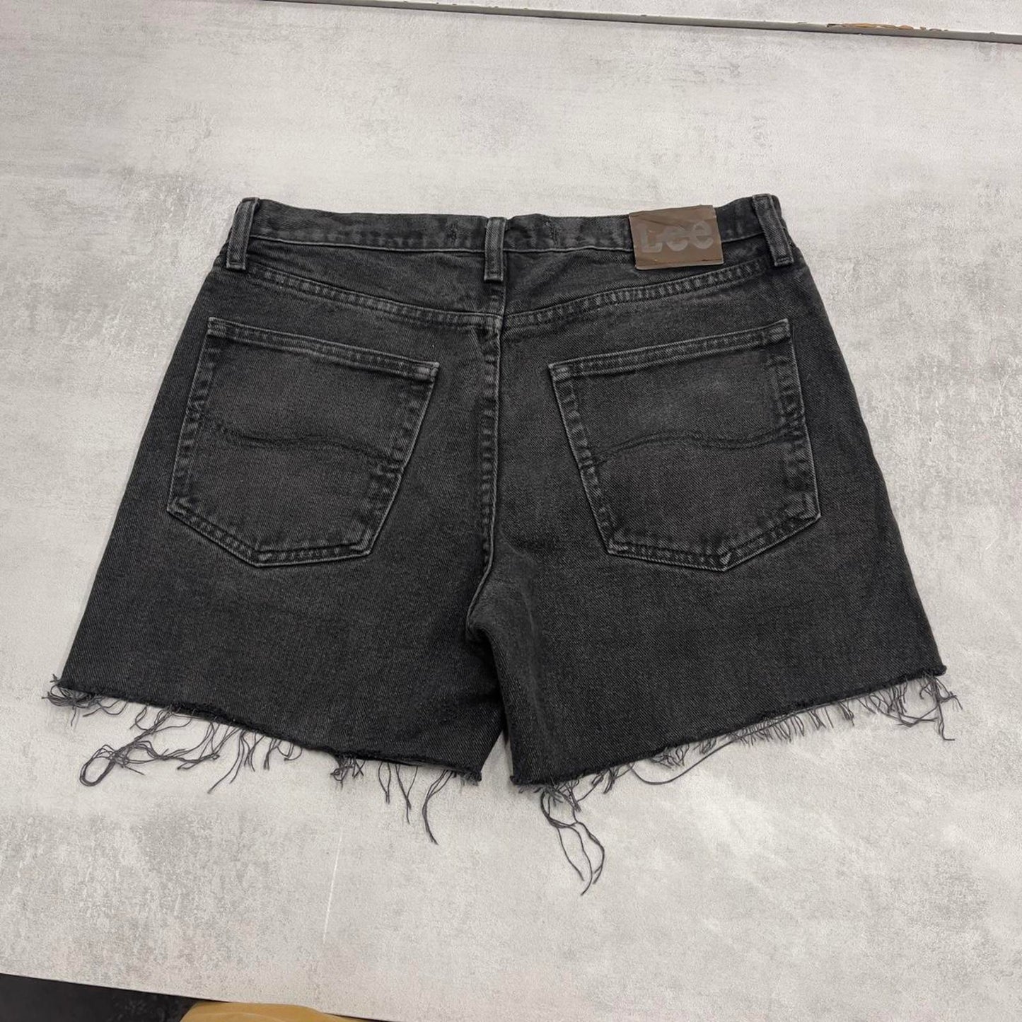 Black Lee cut jorts W33
