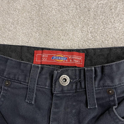 Y2K Dickies denim shorts navy blue Summer jorts with patch logo