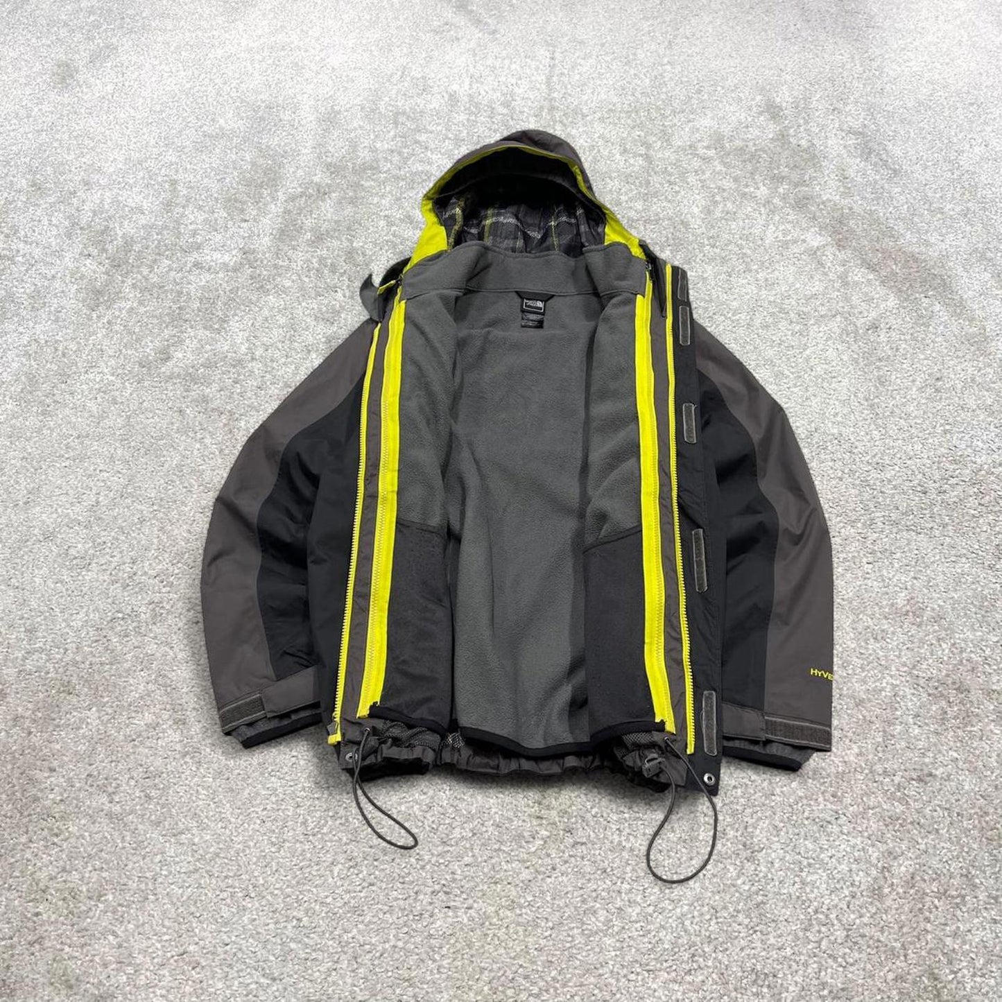 Y2K The North Face HyVent technical jacket black