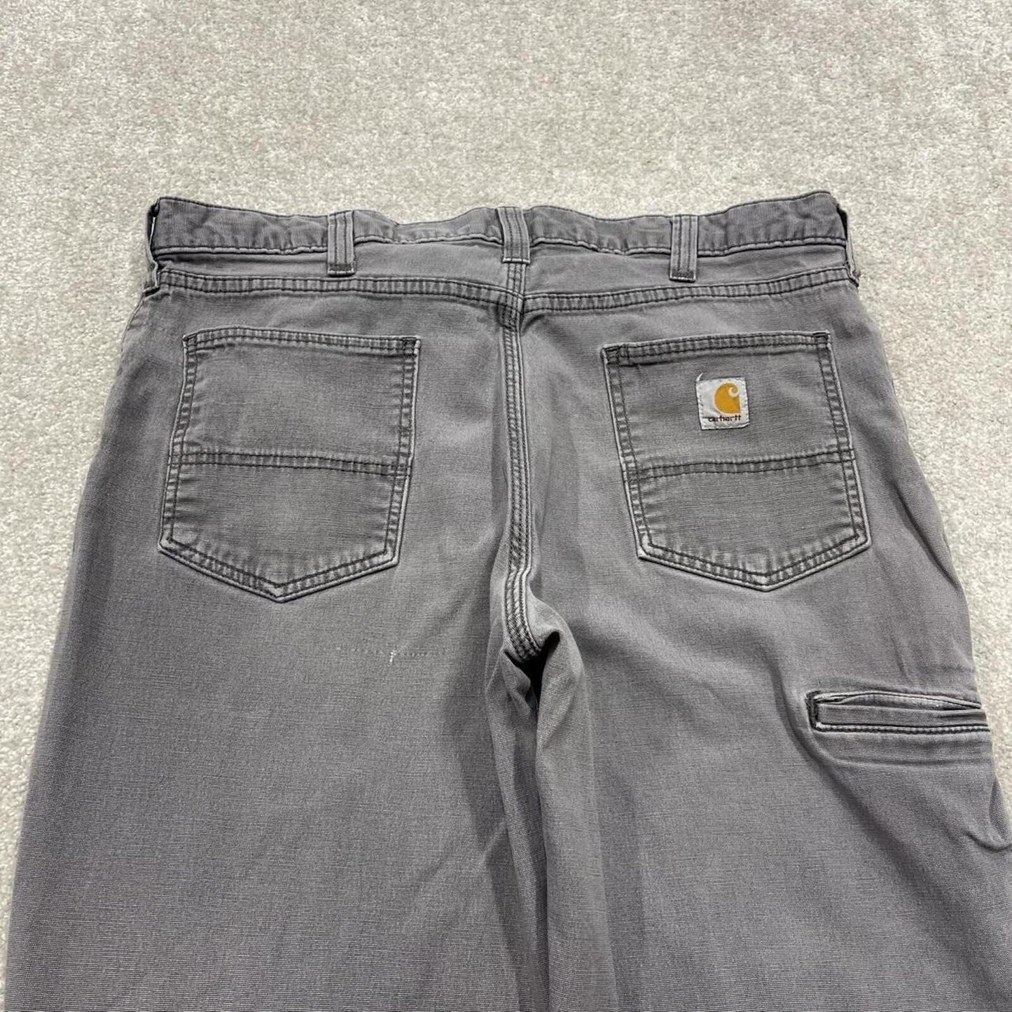 Carhartt cargo pants relaxed fit grey Loose skate style carpenter work pants