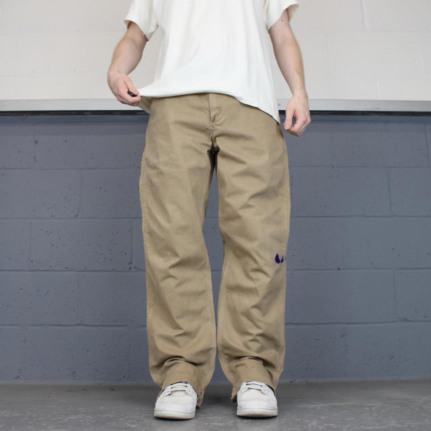 Carhartt Carpenter trousers W36L32 tan relaxed skater style cargos