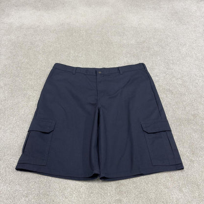 Y2K Dickies baggy cargo shorts skater style navy W40