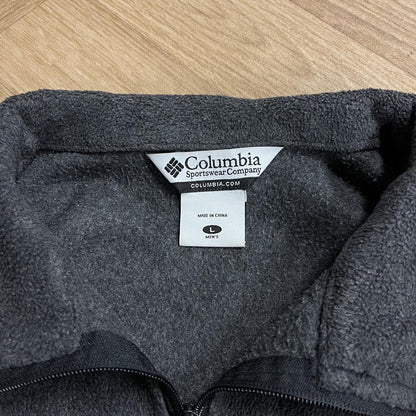 Y2K Colombia technical fleece grey Men’s full zip autumn adjustable technical fleece