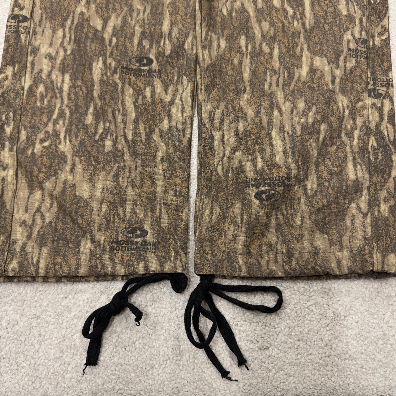 Realtree mossy oak camo cargo pants Y2K khaki waxy camouflage pattern cargo hunting style trousers