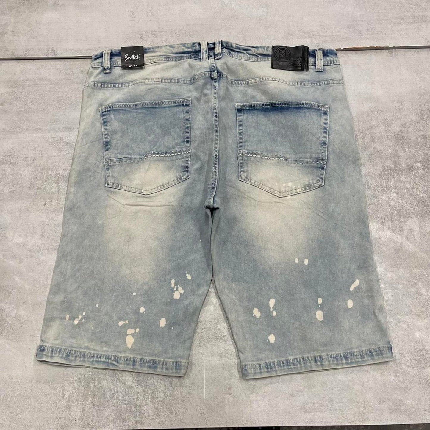 Blue Switch denim shorts W42