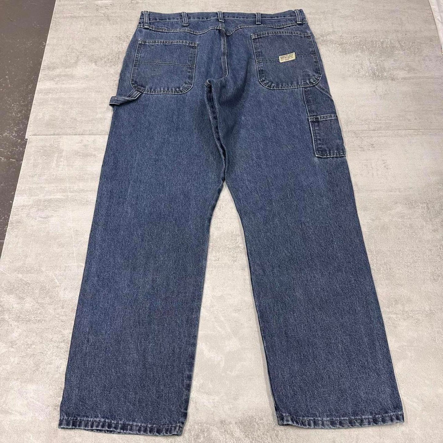 Blue baggy Wrangler cargo pants W38L32