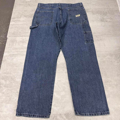 Blue baggy Wrangler cargo pants W38L32