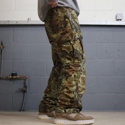 Cabela's camo cargo pants khaki Loose floaty realtree hunting camouflage trousers