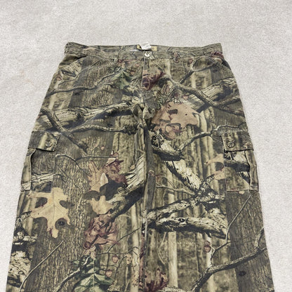 Wide leg baggy Russell outdoors camo cargo pants Y2K khaki outdoors hunting utility trousers