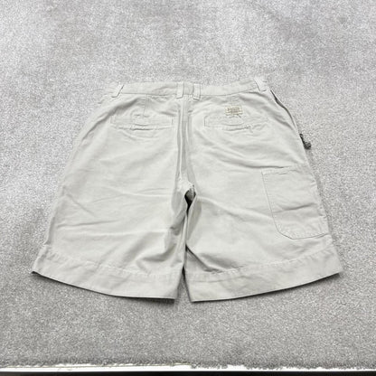Columbia technical outdoors summer shorts beige Canvas hiking style shorts loose fit