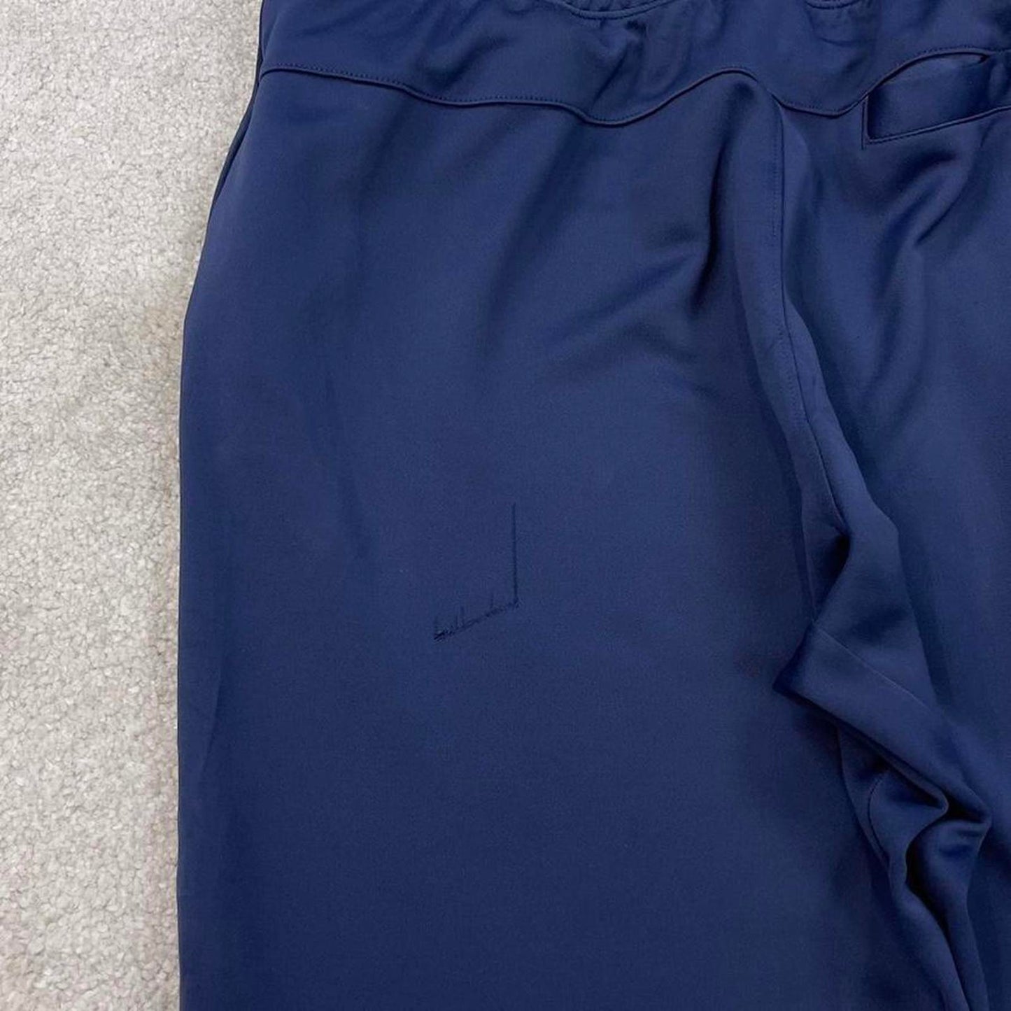 Blue Nike joggers Large y2k style sportswear track pants embroidered logo
