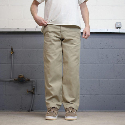 Dickies Skateboarding Pants W32L30 khaki twill chino 90s style skater pants