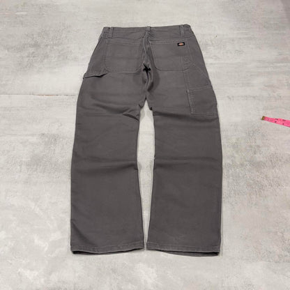 Grey Dickies carpenter jeans W30L30 regular fit canvasy 90s skater style cargo pants