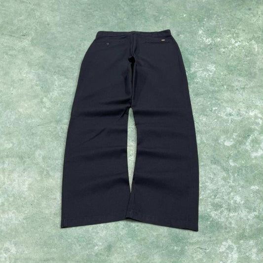 Y2K Dickies 874 work pants black Straight loose chino style workwear skater trousers