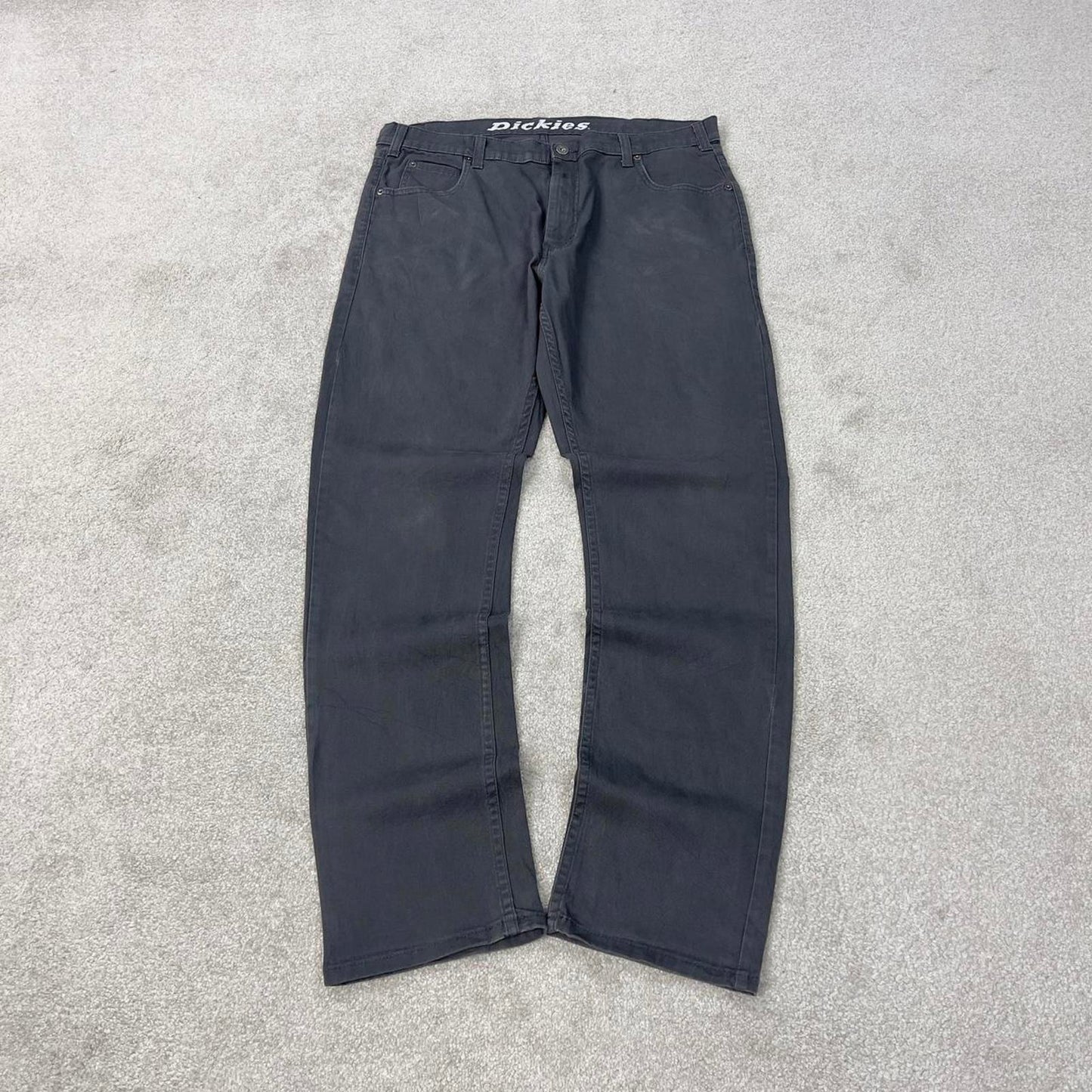 Grey Dickies pants W36L32 athletic fit 5 pocket chino skate style pants