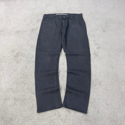 Grey Dickies pants W36L32 athletic fit 5 pocket chino skate style pants