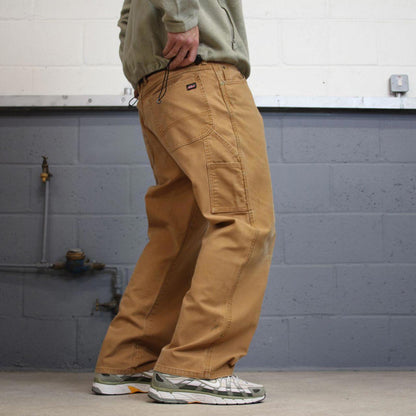 Dickies carpenter pants tan cargos W38L30 90s skater style workwear cargo pants