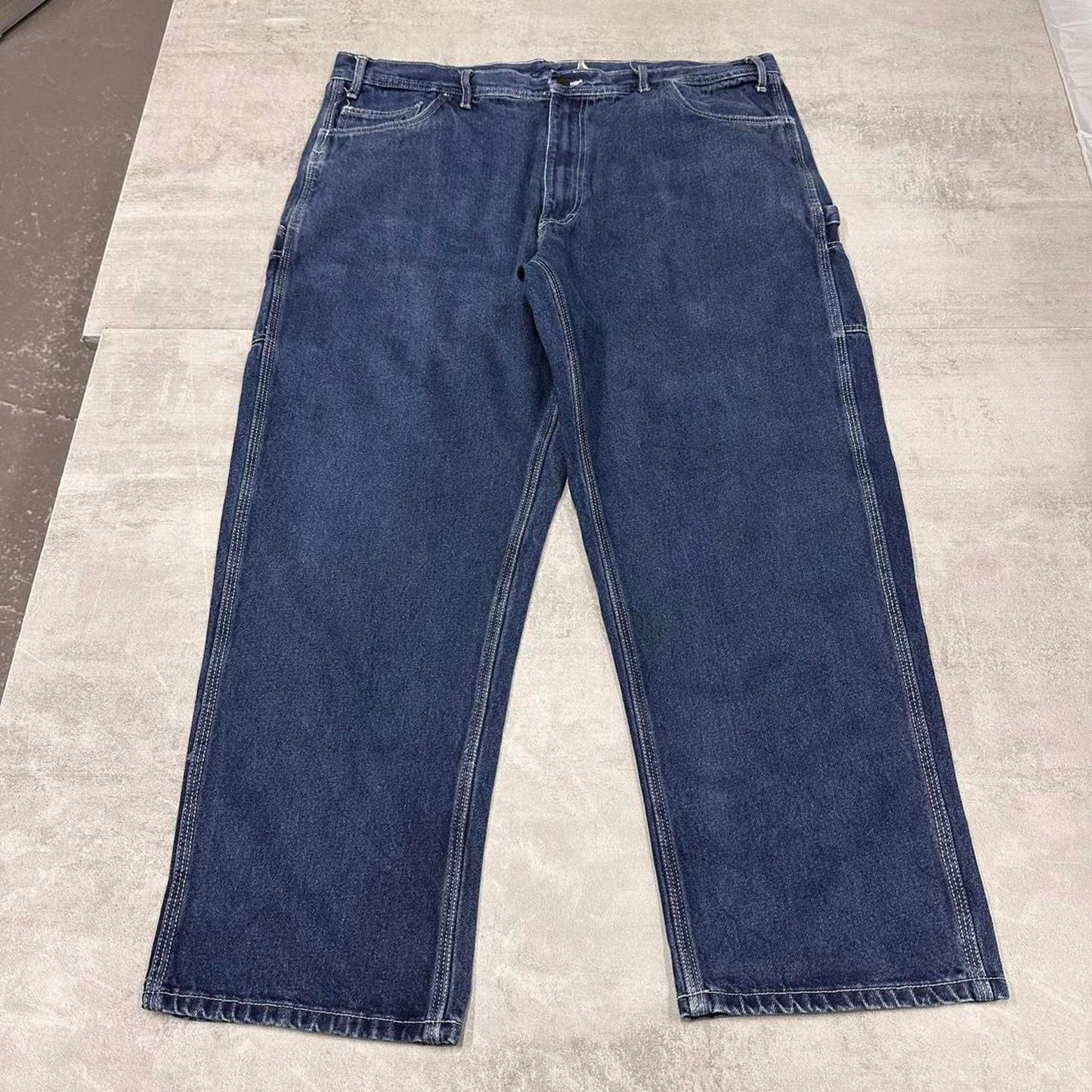 Denim carpenter skate jeans W42L29 loose Blue Real Work Wear cargo pants