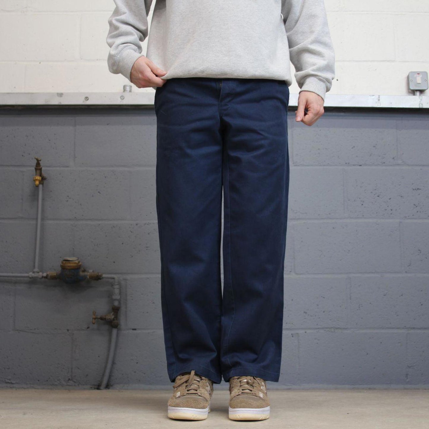 Dickies 874 Pants W32L30 navy original fit twill chino 90s style skater pants