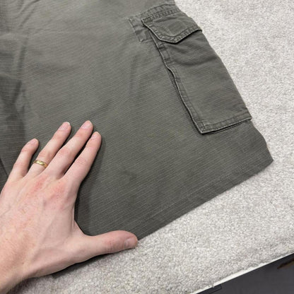 Dickies cargo shorts y2k green Chino style skater shorts loose leg festival