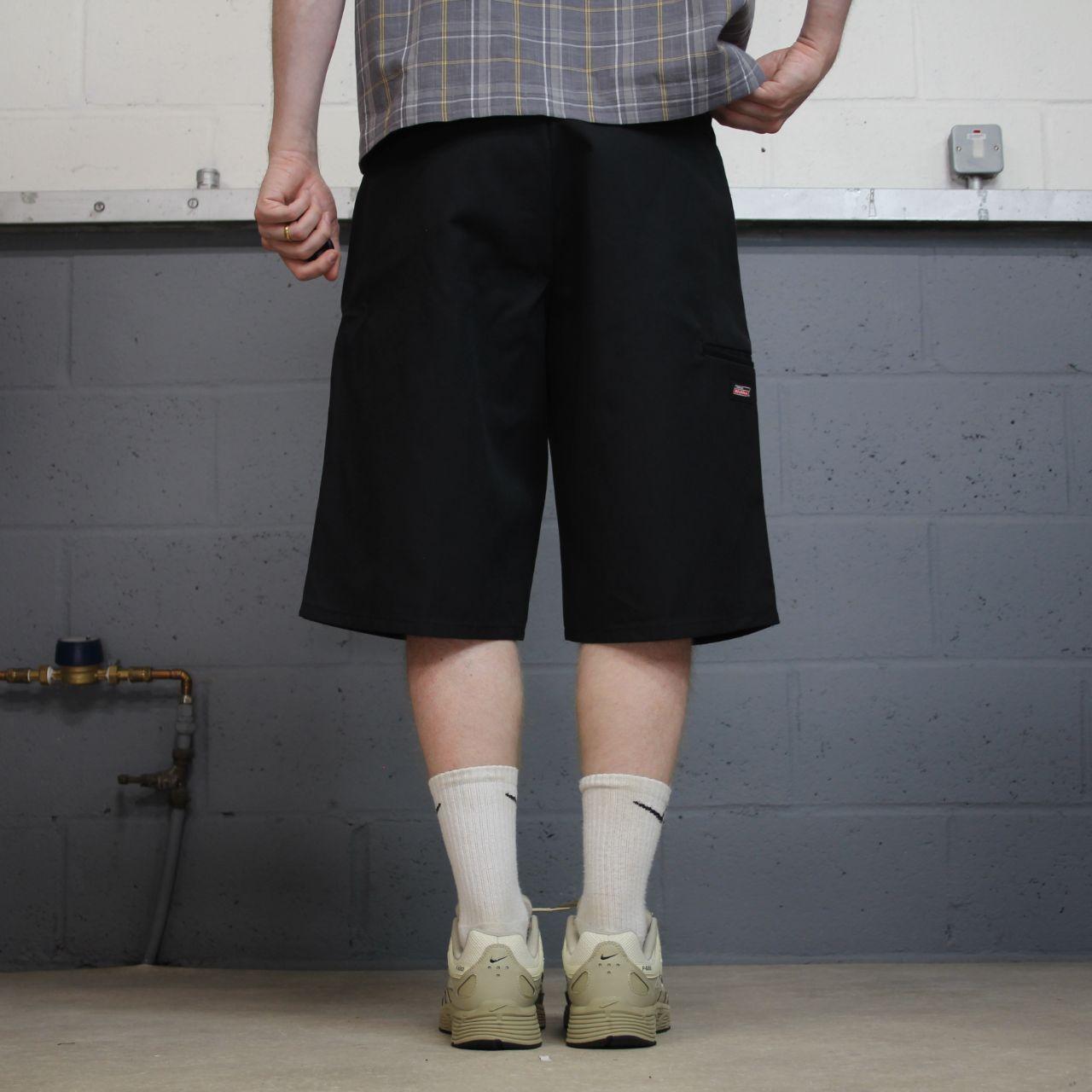 Dickies carpenter chino shorts long leg black Chino style skater shorts loose leg festival