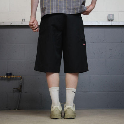 Dickies carpenter chino shorts long leg black Chino style skater shorts loose leg festival
