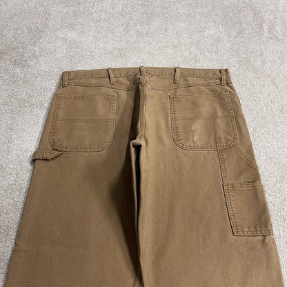 Canvas carpenter jeans y2k loose W40L30 tan brown